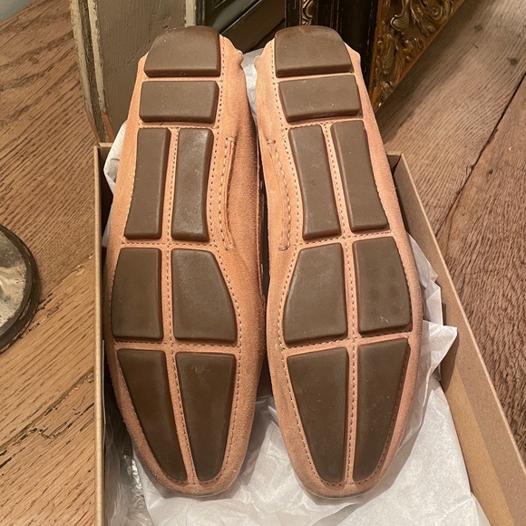 Prada Women's Light Pink Suede Loafers - Picture 3 of 9